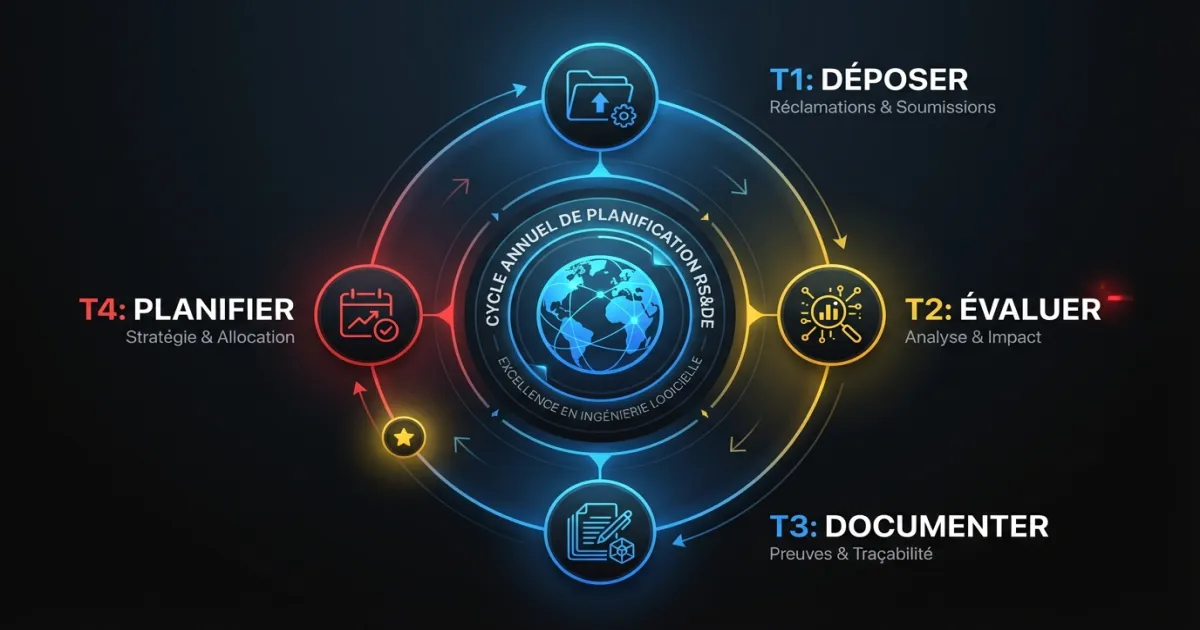Cycle annuel de planification RS&DE sur quatre trimestres